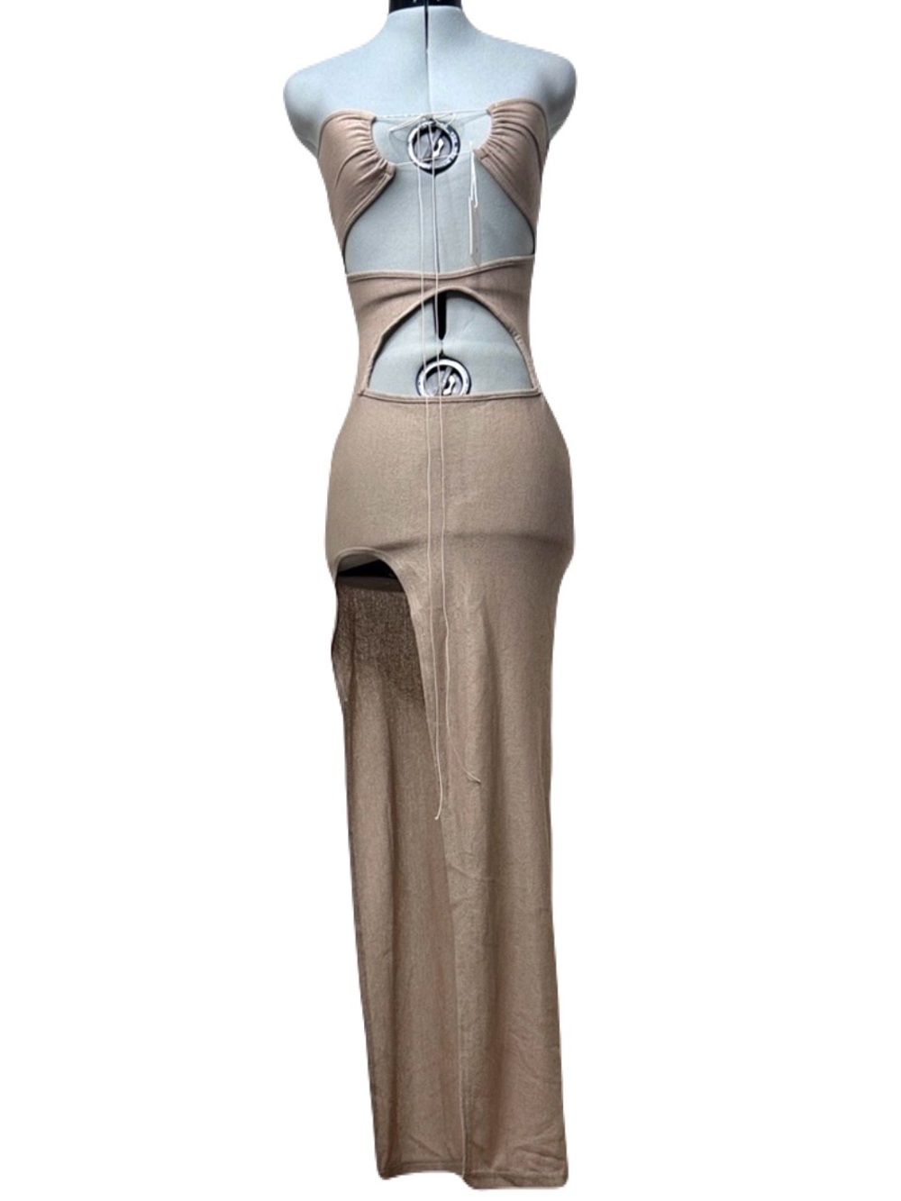 NWT Sexy Cut Out Side Slit Dress M Swim Cover Up